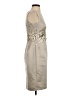 Calvin Klein 100% Polyester Silver Cocktail Dress Size 2 - photo 4