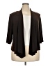 R&M Richards Brown Cardigan Size 20 - photo 1