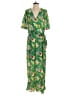 Gibson Latimer 100% Polyester Tropical Green Jumpsuit Size M - photo 1
