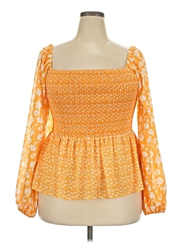 Flying Tomato 3/4 Sleeve Blouse (view 1)