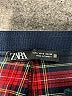 Zara Plaid Red Casual Pants Size S - photo 7