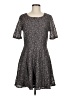 Jella C. 100% Polyester Gray Cocktail Dress Size M - photo 1