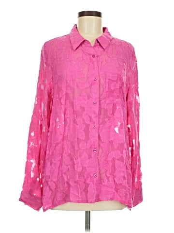 En Creme Long Sleeve Blouse (view 1)