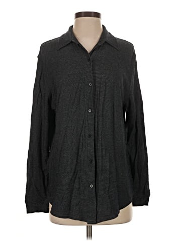 Karen Kane Long Sleeve Button-Down Shirt (view 1)