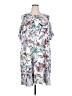 Studio One Print White Casual Dress Size 24W - photo 1
