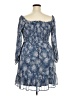 As U Wish 100% Polyester Paisley Blue Cocktail Dress Size 2X - photo 2