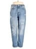New Look 100% Cotton Stars Blue Jeans Size 12 - photo 1