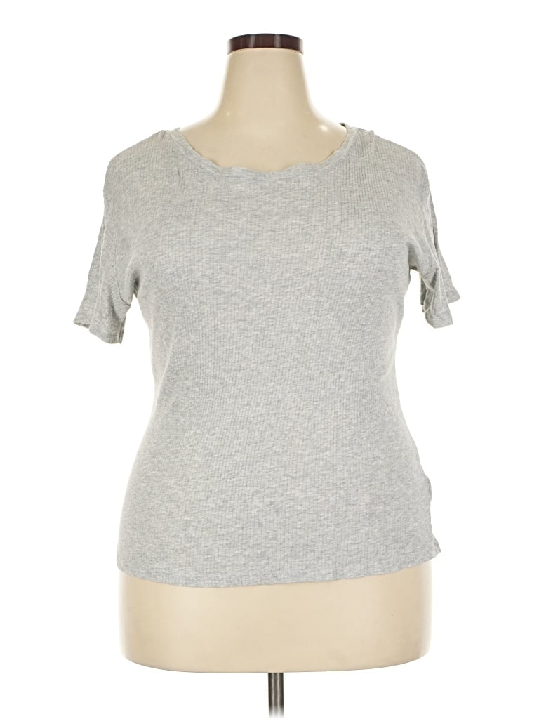 Pre-owned Ambiance Short Sleeve T-shirt In Gray