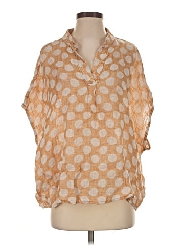Flax 3/4 Sleeve Blouse (view 1)