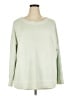 J.Jill 100% Cotton Solid Green Pullover Sweater Size 2X - photo 1