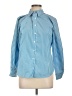 Foxcroft Stripes Blue Long Sleeve Button-Down Shirt Size 12 (petite) - photo 1