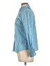 Foxcroft Stripes Blue Long Sleeve Button-Down Shirt Size 12 (petite) - photo 5