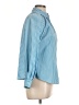 Foxcroft Stripes Blue Long Sleeve Button-Down Shirt Size 12 (petite) - photo 4
