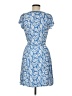 Boden Paisley Blue Casual Dress Size 6R - photo 2