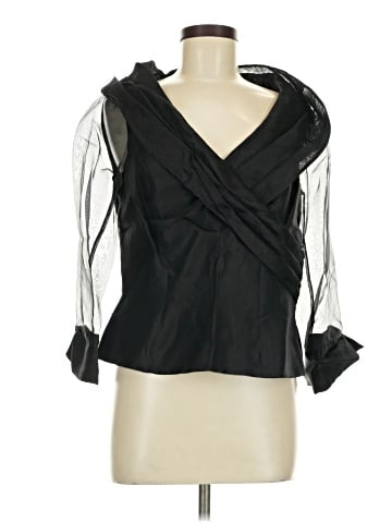 Chetta B 3/4 Sleeve Silk Top (view 1)