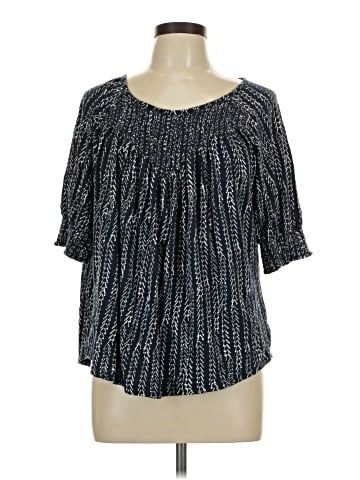 Lucky Brand Short Sleeve Blouse (view 1)