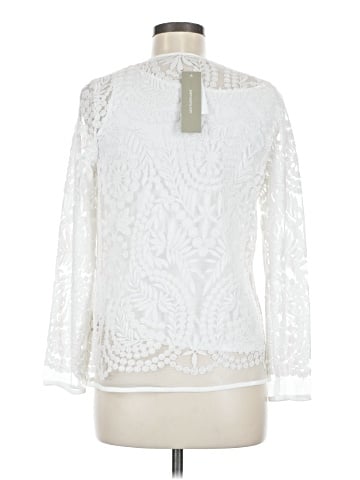 Joan Vass Long Sleeve Blouse (view 2)
