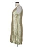 Tabitha 100% Polyester Metallic Gold Cocktail Dress Size 2 - photo 5