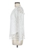 Joan Vass 100% Nylon Ivory Long Sleeve Blouse Size M - photo 5