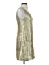 Tabitha 100% Polyester Metallic Gold Cocktail Dress Size 2 - photo 4