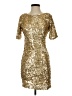 Ark & Co. 100% Polyester Gold Cocktail Dress Size S - photo 1