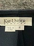 Kay Unger Black Sleeveless Blouse Size 4 - photo 7