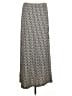 AVA Chevron-herringbone Silver Casual Skirt Size L - photo 1