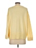 Luna Solid Yellow Pullover Sweater Size XS - photo 2