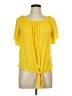 Unbranded Yellow Short Sleeve Top Size L - photo 1