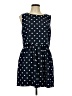 Maison Jules Polka Dots Blue Casual Dress Size L - photo 1