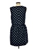 Maison Jules Polka Dots Blue Casual Dress Size L - photo 2