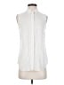 Theory 100% Silk Ivory Sleeveless Silk Top Size P (petite) - photo 1