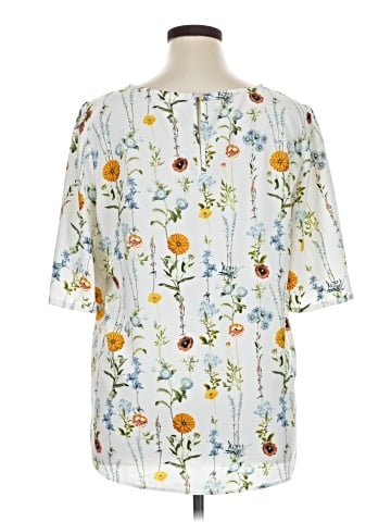 Remade Short Sleeve Blouse (view 2)