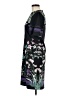 Next Print Black Casual Dress Size 6 - photo 5