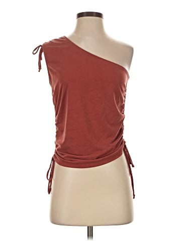Green Envelope Sleeveless Top (view 1)