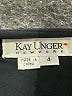 Kay Unger Solid Black Formal Skirt Size 4 - photo 4