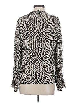 Carlisle Long Sleeve Silk Top (view 2)
