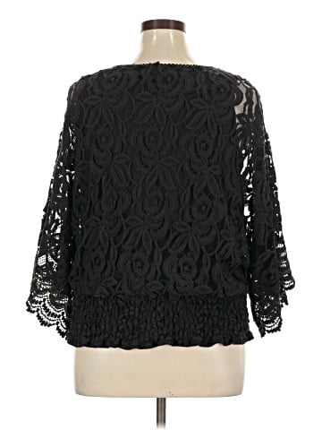 Lauren Michelle 3/4 Sleeve Blouse (view 2)