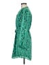 Maison Jules 100% Polyester Paisley Green Casual Dress Size M - photo 5
