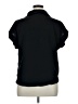 Pleione 100% Polyester Black Short Sleeve Blouse Size XL - photo 2