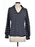 Caslon Blue Long Sleeve Polo Size L - photo 1