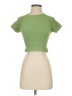 JoyLab Green Short Sleeve Turtleneck Size S - photo 1