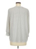 Adrianna Papell Gray 3/4 Sleeve Blouse Size M - photo 2