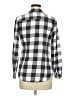 Old Navy Checkered-gingham Gray Long Sleeve Button-Down Shirt Size M - photo 2
