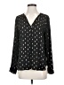 Collective Concepts 100% Polyester Black Long Sleeve Blouse Size S - photo 1