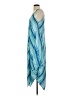 Tommy Bahama 100% Polyester Chevron-herringbone Blue Casual Dress Size Sm - Med - photo 5