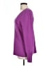 Halogen 100% Cashmere Purple Cashmere Pullover Sweater Size L - photo 5