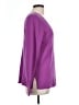 Halogen 100% Cashmere Purple Cashmere Pullover Sweater Size L - photo 4