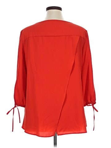 New York & Company 3/4 Sleeve Blouse (view 2)