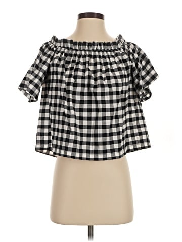 Mango Short Sleeve Blouse (view 1)